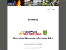 Tablet Screenshot of feuerwehr-badditzenbach.de